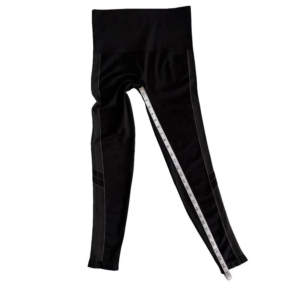 Assets by Spanx Black High-Waist‎ Leggings Size L